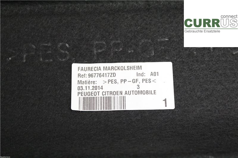 PEUGEOT 308  14-21 Inlet pipe 96776417ZD 1.2VTI HNY
