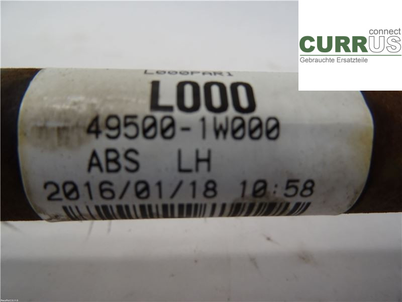 KIA RIO  12-16 Forakselsamling - 4WD 495001W000 1,25 G4LA