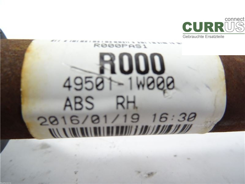 KIA RIO  12-16 Transmissionsdele 495011W000 1,25 G4LA