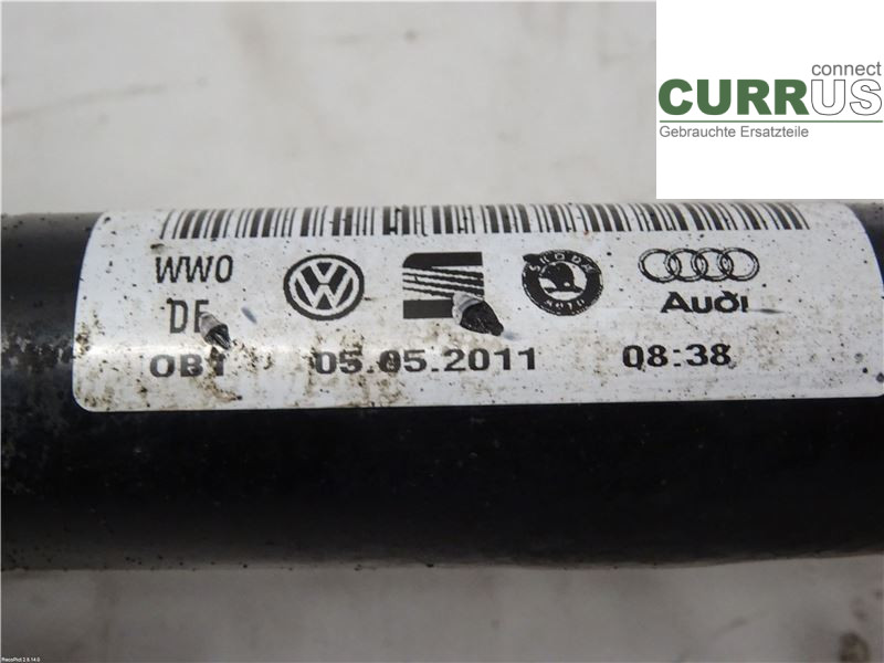 SKODA OCTAVIA    05-13 Front axle assembly (4WD) 1K0407761MX 1.4TSI CAXA
