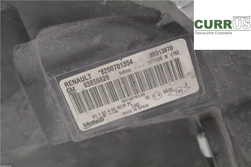 OPEL VIVARO 01-14 Manuelles 4-Gang-Getriebe 91165719 