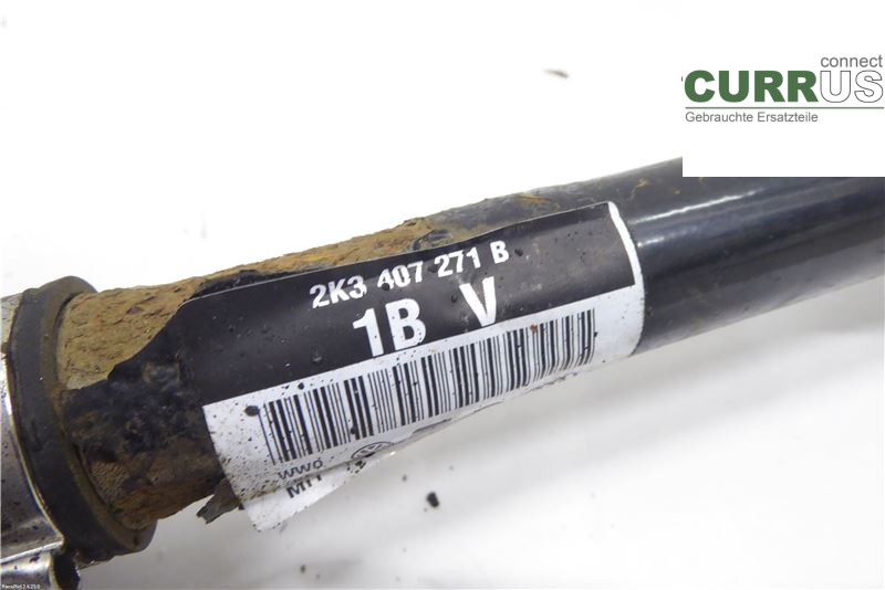 SKODA OCTAVIA    05-13 Front axle assembly (4WD) 2K3407271BX 1.8TSI CDAA