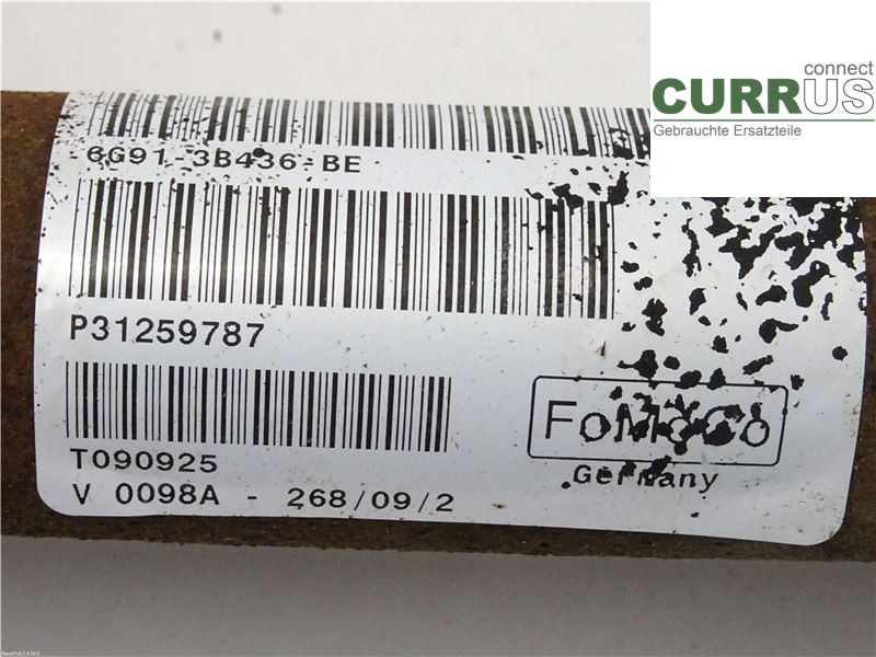 FORD MONDEO     07-15 Transmissionsdele 1840132 2,0FF TBBA