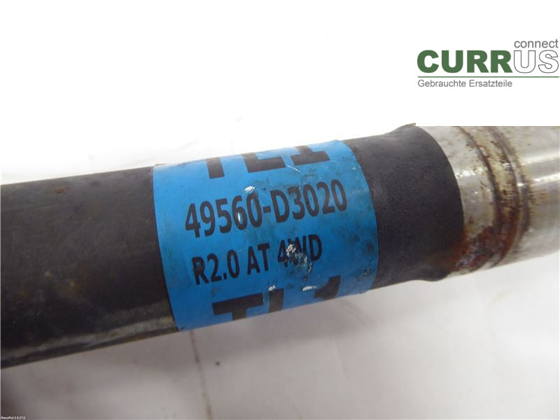 KIA SPORTAGE (QL) 16- Pièces de transmission 49560D3020 D4HA