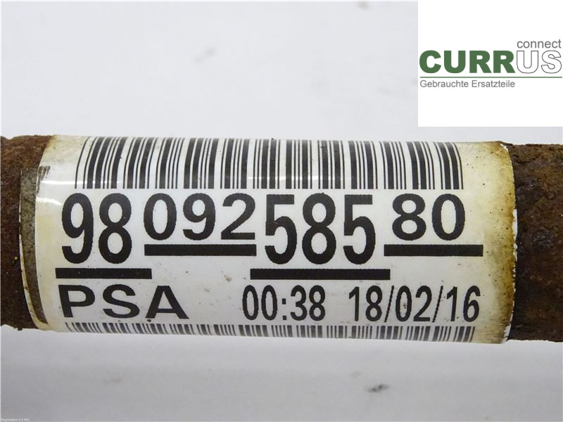 CITROEN C4 II  11-18 Transmissionsdele 9809258580 HNY