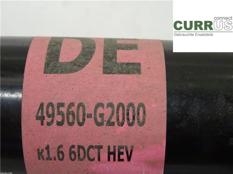 KIA NIRO (DE) 17- Transmission parts 49560G2000 G4LE6