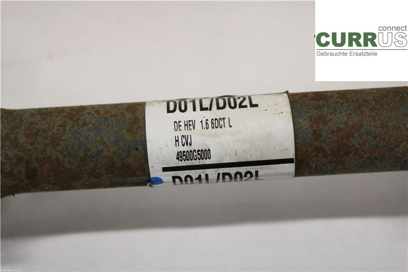 KIA NIRO (DE) 17- Front axle assembly (4WD) 49500G5000 G4LE6