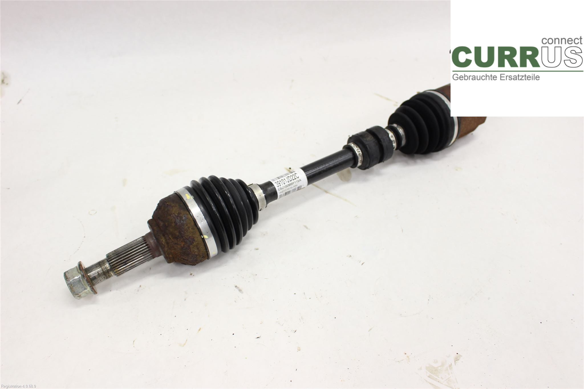 NISSAN QASHQAI   07-10 Front axle assembly (4WD) 39101JG32C MR20DE