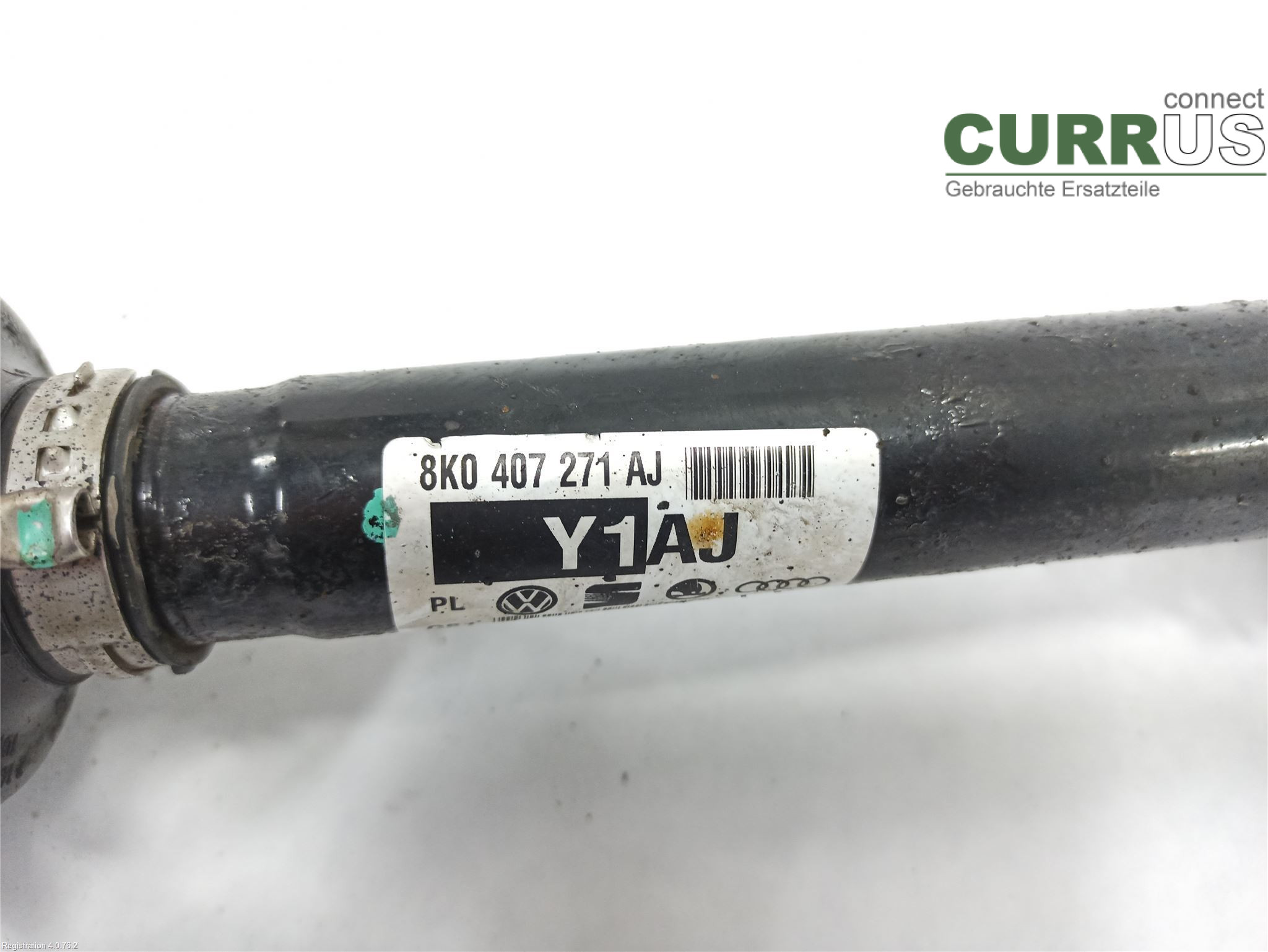 AUDI A5  07-16 Front axle assembly (4WD) 8K0 407 451 LX CDUC