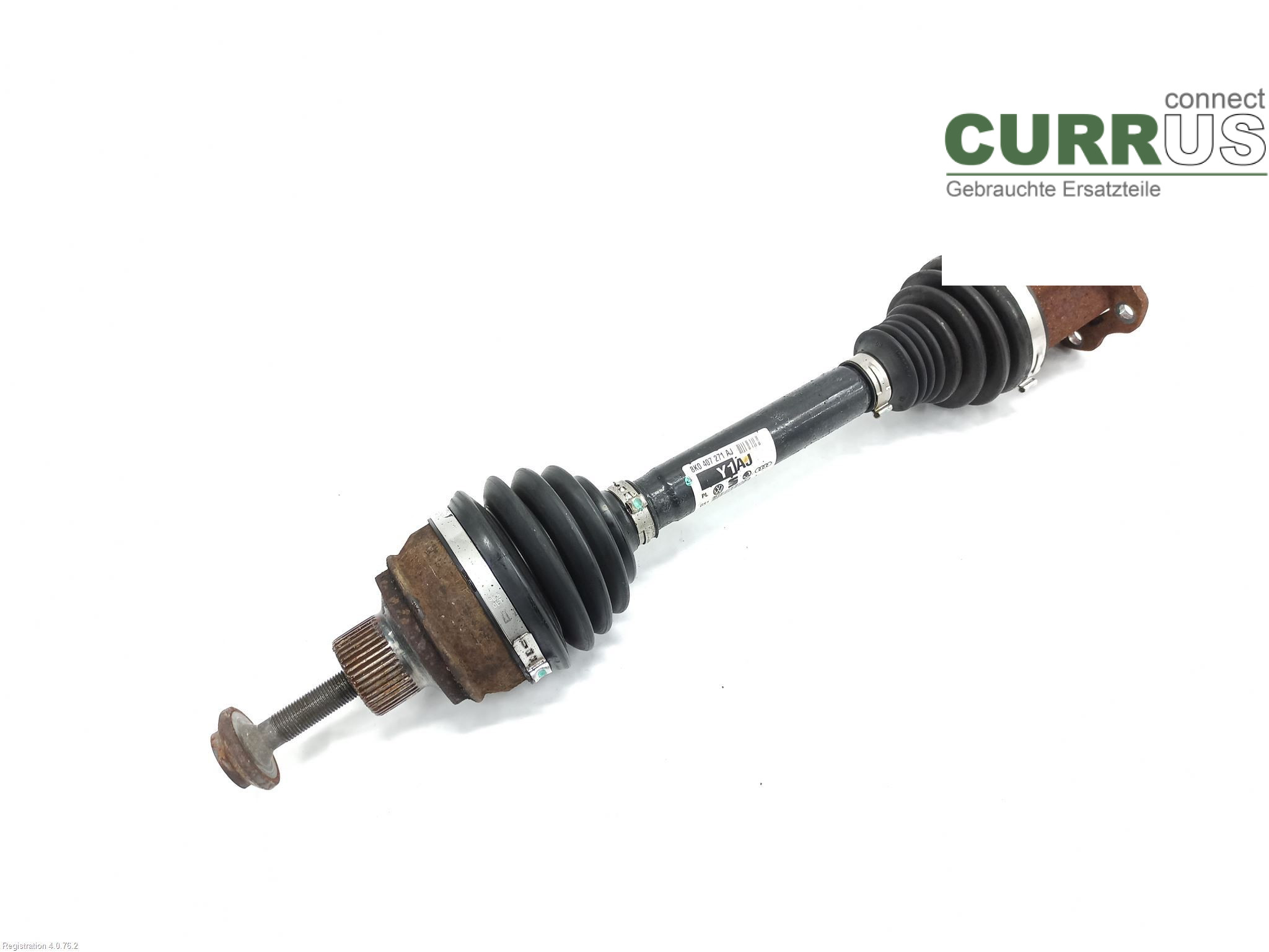 AUDI A5  07-16 Front axle assembly (4WD) 8K0 407 451 LX CDUC