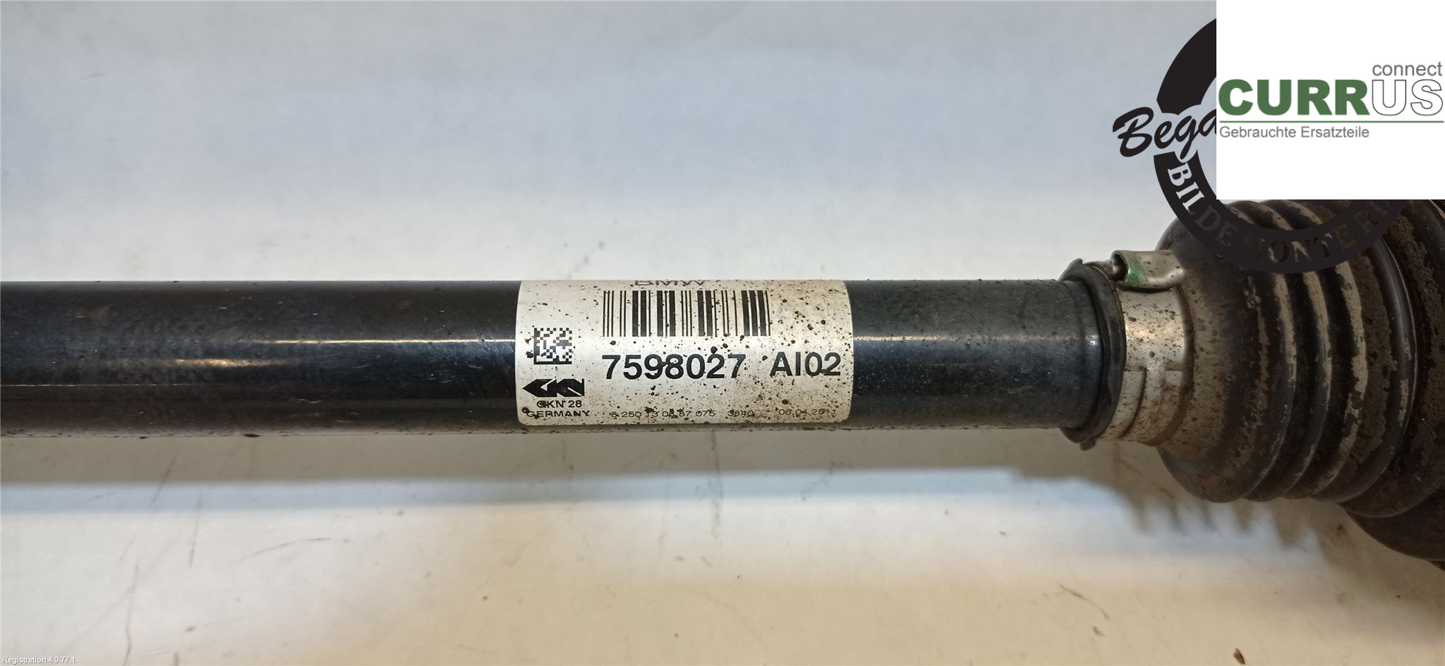 BMW X3 F25    10-17 Essieu avant (4x4) 31607619657 N57-D30A