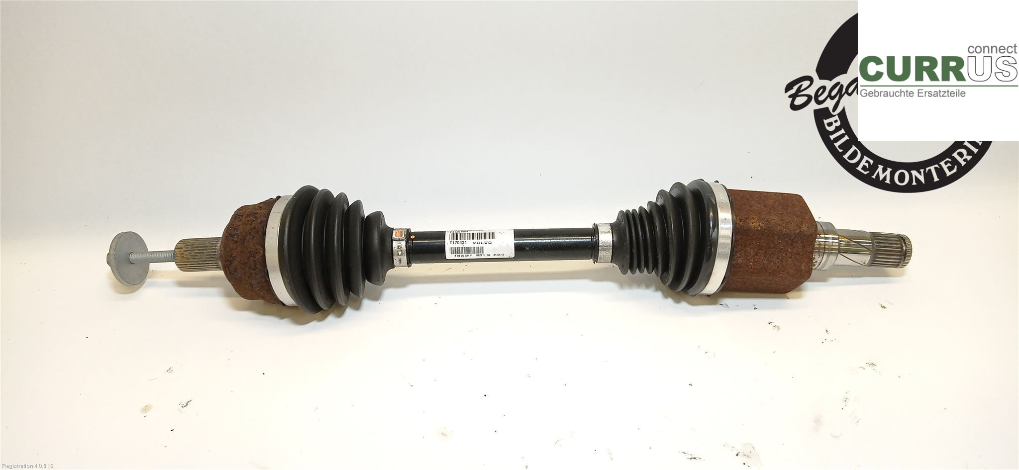 VOLVO V40  12-19 Front axle assembly (4WD) 36012752 B4204T37