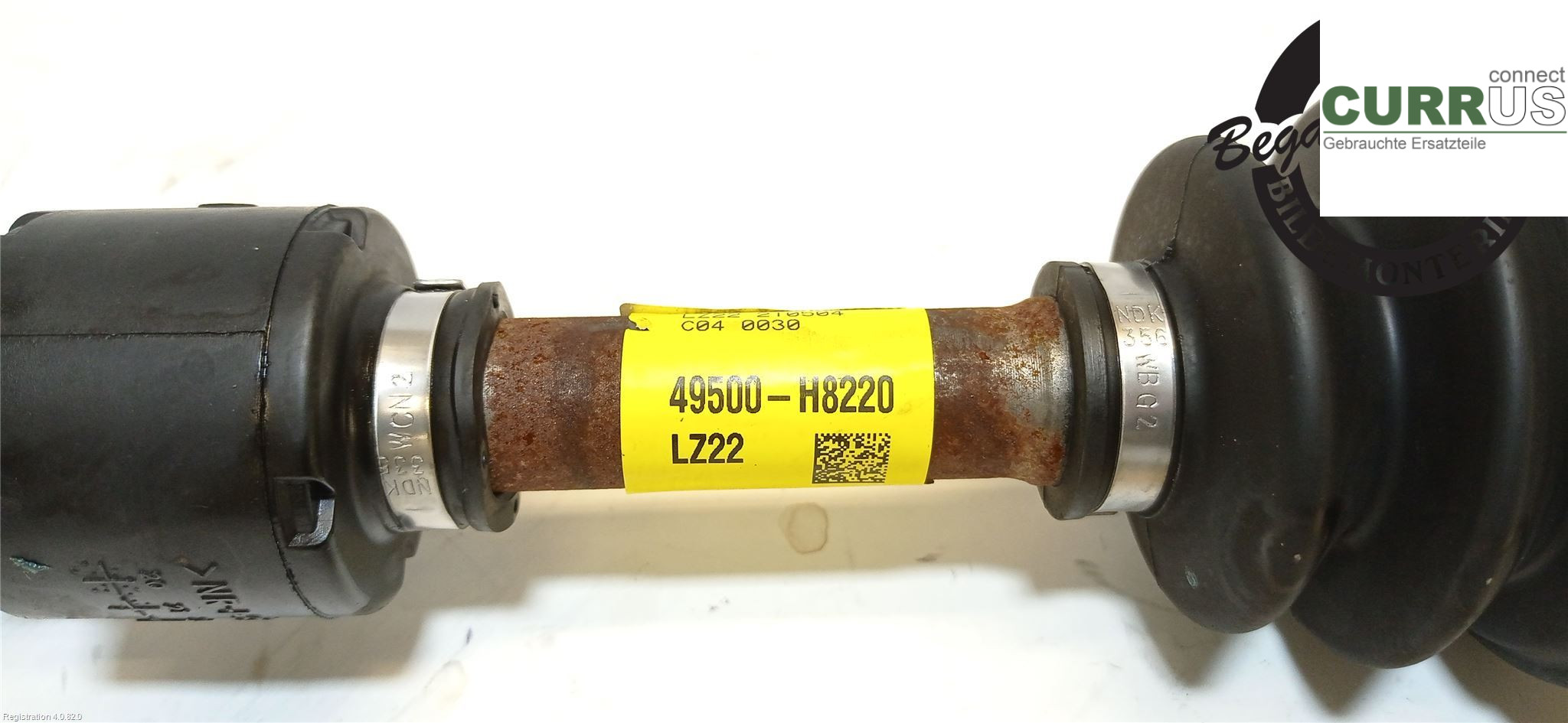KIA RIO  17- Front axle assembly (4WD) 49500H8220 G3LC
