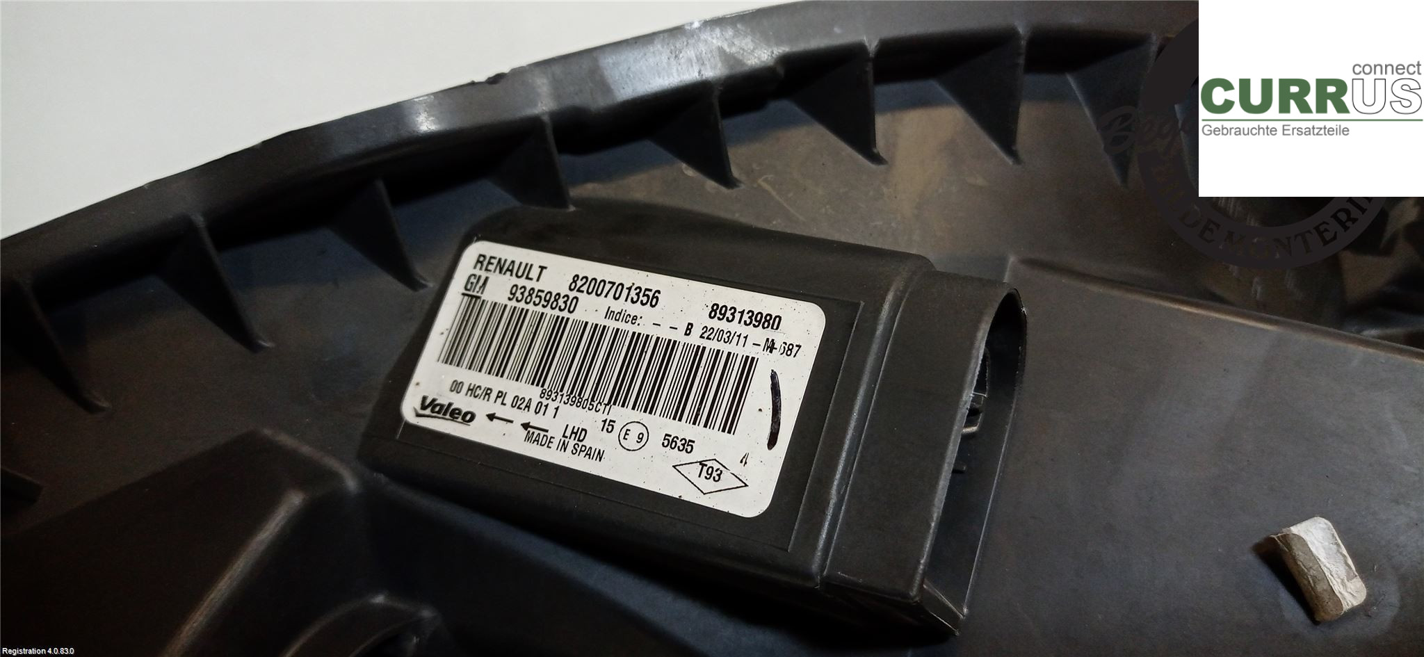 OPEL VIVARO 01-14 Manuel gearkasse 5-trins 93859830 M9R-630