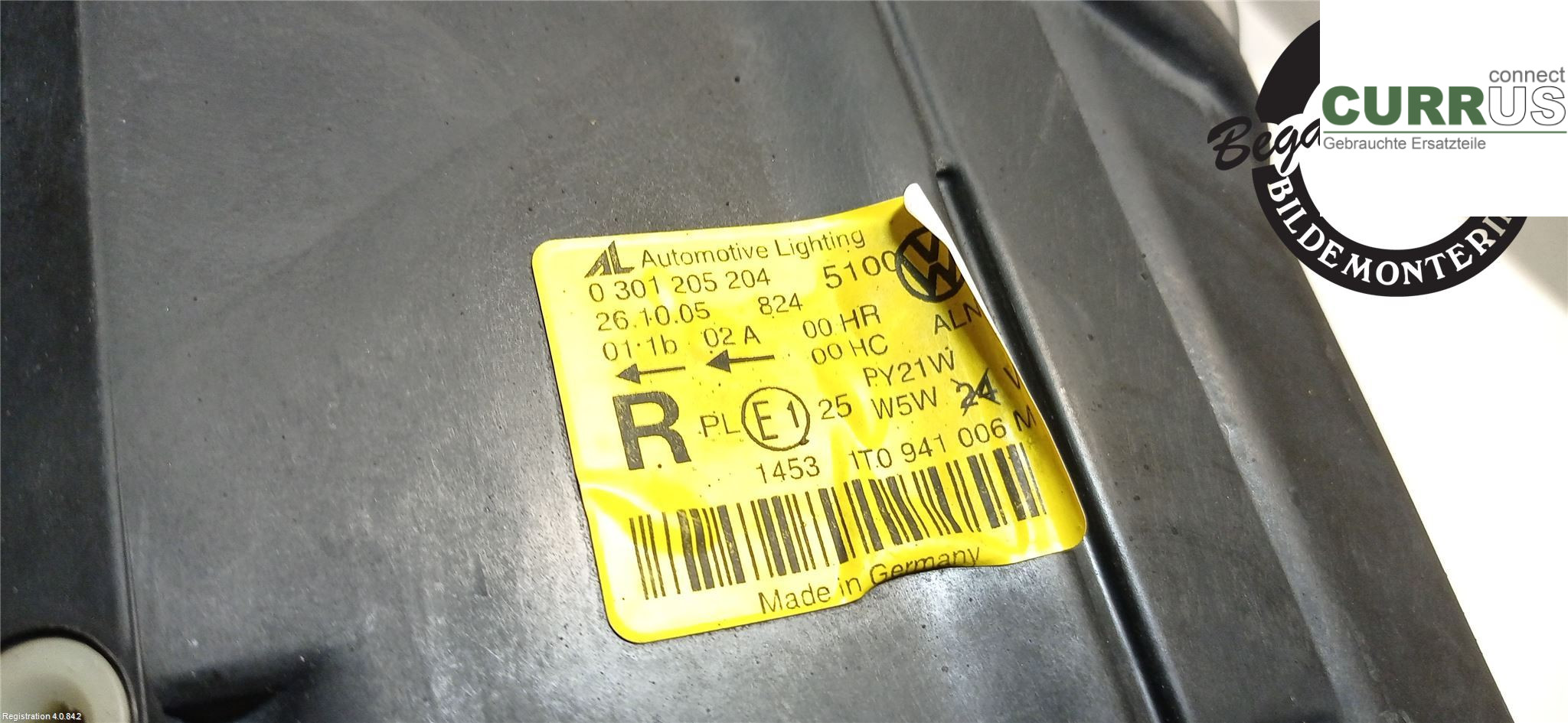 VW TOURAN 03-10 Boîte manuelle 5 vitesses 1T0941006R BKD