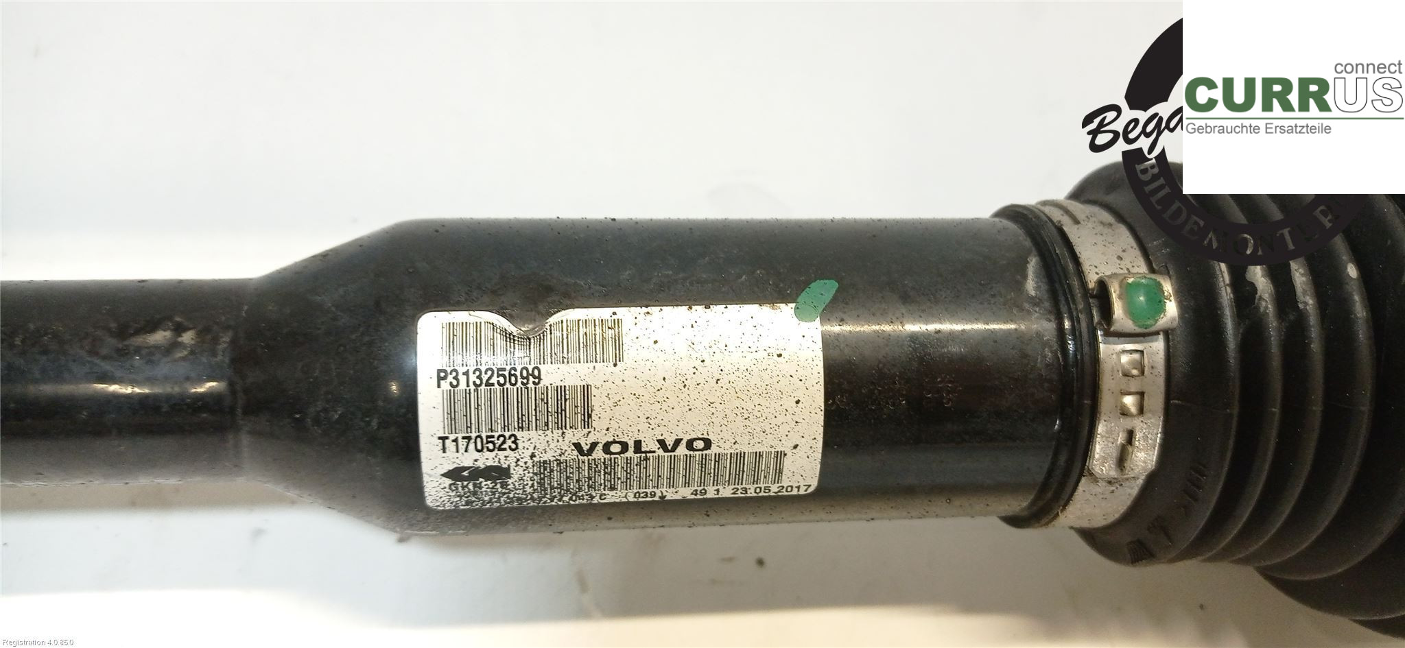 VOLVO S60 CROSS COUNTRY  16-19 Front axle assembly (4WD) 36010055 D4204T4