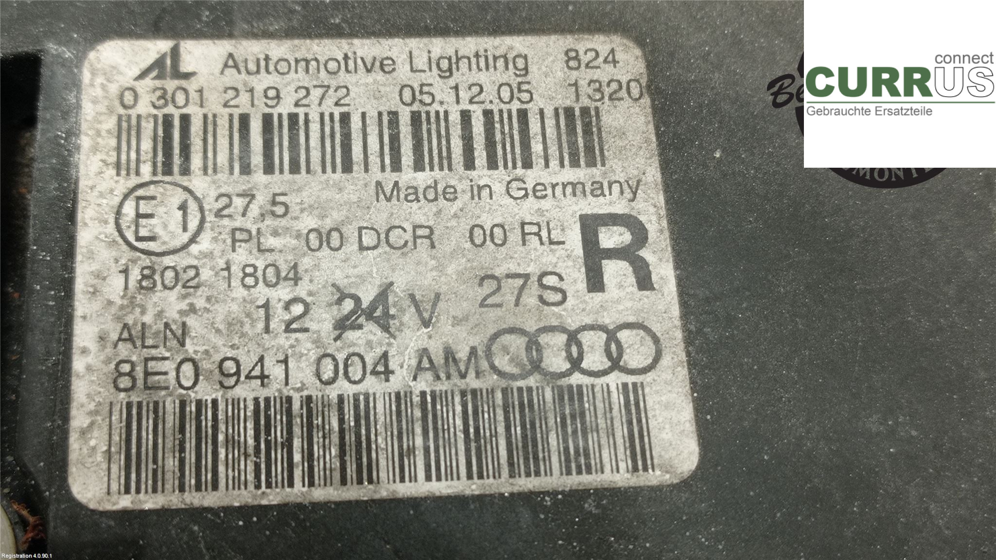 AUDI A4/S4  05-07 Manual gearbox (5-speed) 8E0 941 030 AS AUK