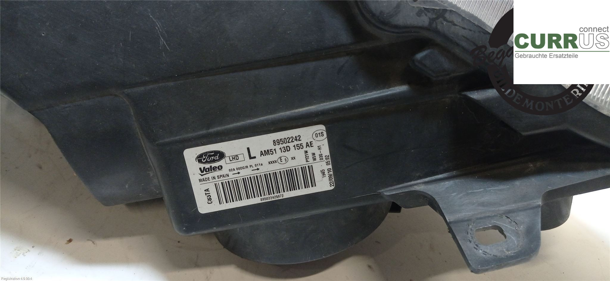FORD C-MAX II  11-14 Manual gearbox (4-speed) 1801887 T1DA