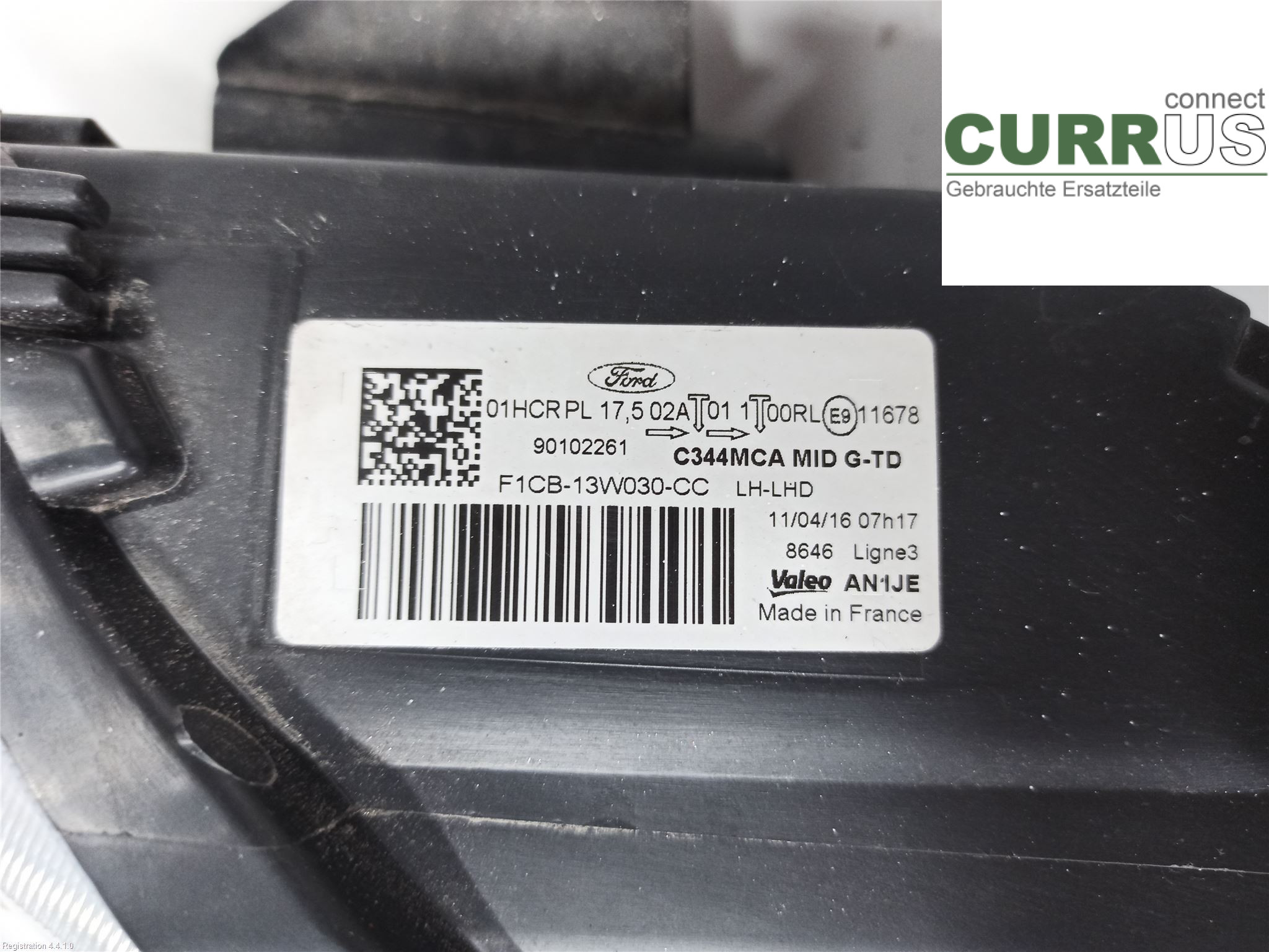 FORD C-MAX II 15- Manual gearbox (4-speed) 2011250 M1DD