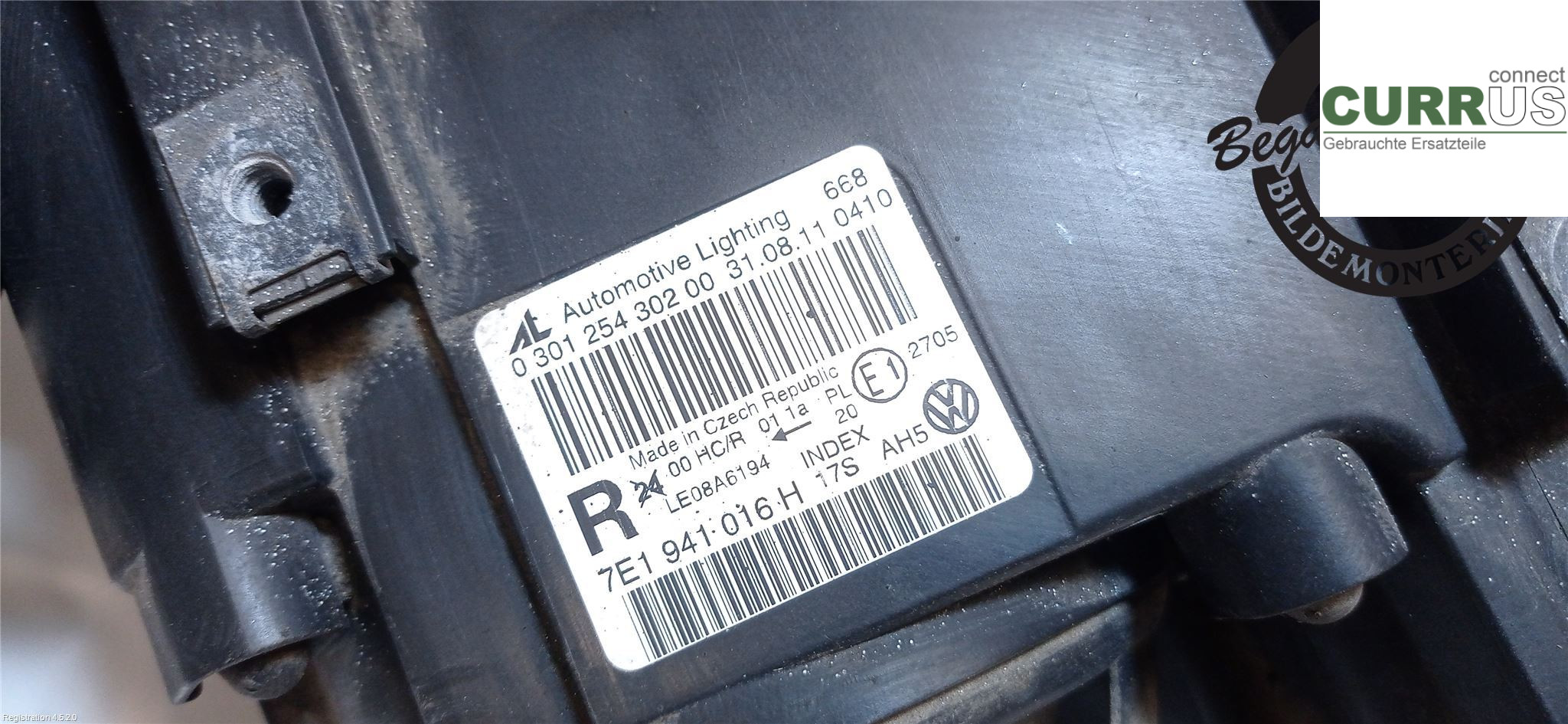 VW TRANSP/CARAVELLE 04-15 Manual gearbox (5-speed) 7E1 941 016 T CAAD