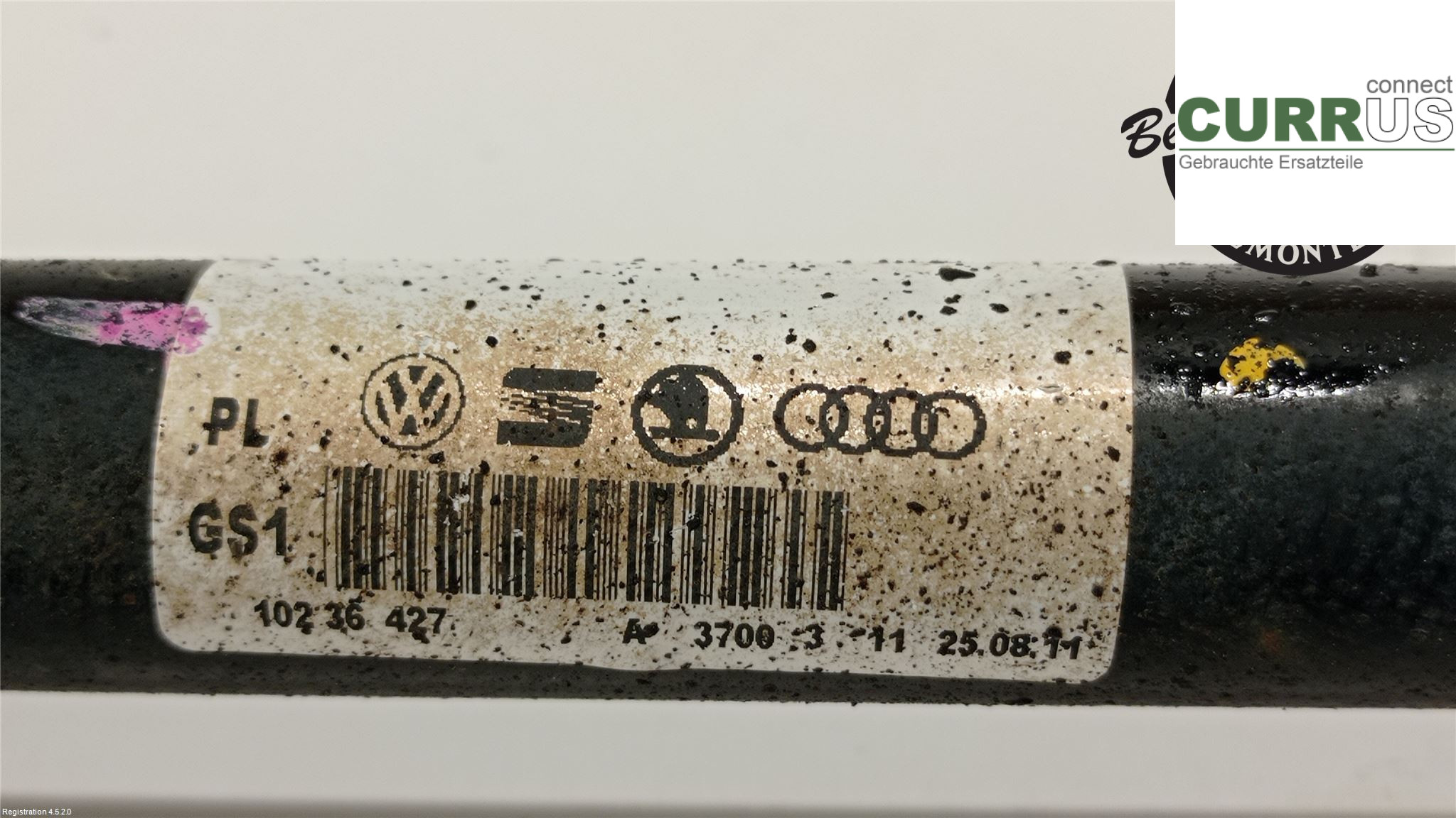 VW TRANSP/CARAVELLE 04-15 Front axle assembly (4WD) 7E0 407 271 AA CAAD