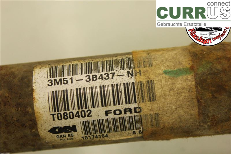 FORD FOCUS     08-11 Front axle assembly (4WD) 1475131 2.0 R4 136HK