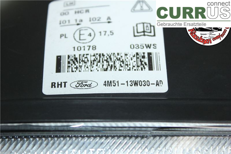 FORD FOCUS     04-07 Manuel gearkasse 4-trins 1480990 1.8 R4 125HK