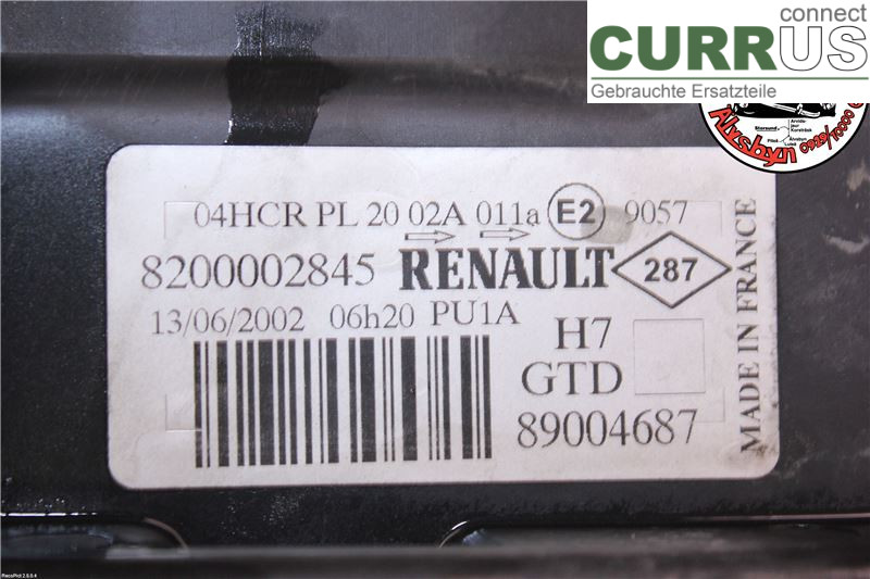 RENAULT LAGUNA II  01-05 Manual gearbox (4-speed) 7701048927 F4R-712