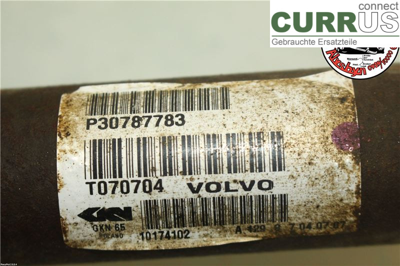 VOLVO V50      08-12 Transmission parts 36001360 1.8I FLEX 125HK