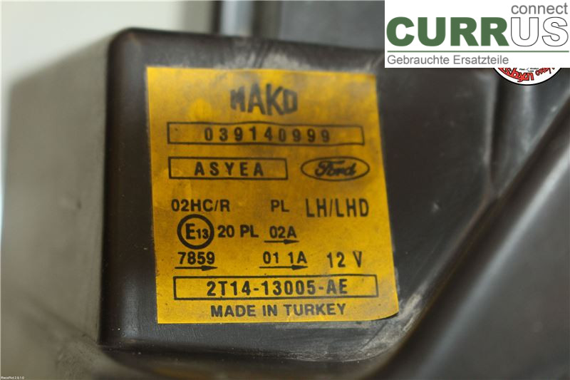 FORD TRANSIT CONNECT 03-08 Manuel gearkasse 4-trins 1346495 1.8 TDCI 110HK