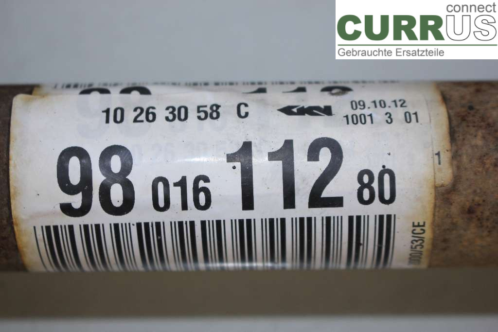 PEUGEOT 208 12-15 Części układu napędowego 9801611280 1.2 R4 82HK