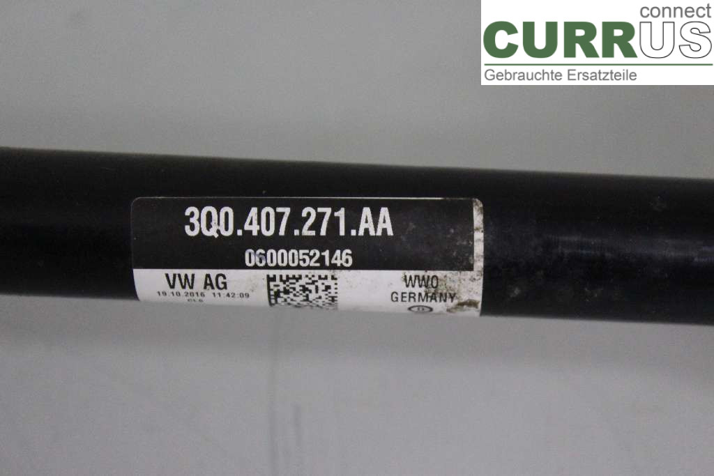 VW PASSAT  15-19 Przedni most (4x4) 3Q0407271AA 1,4T R4 150HK