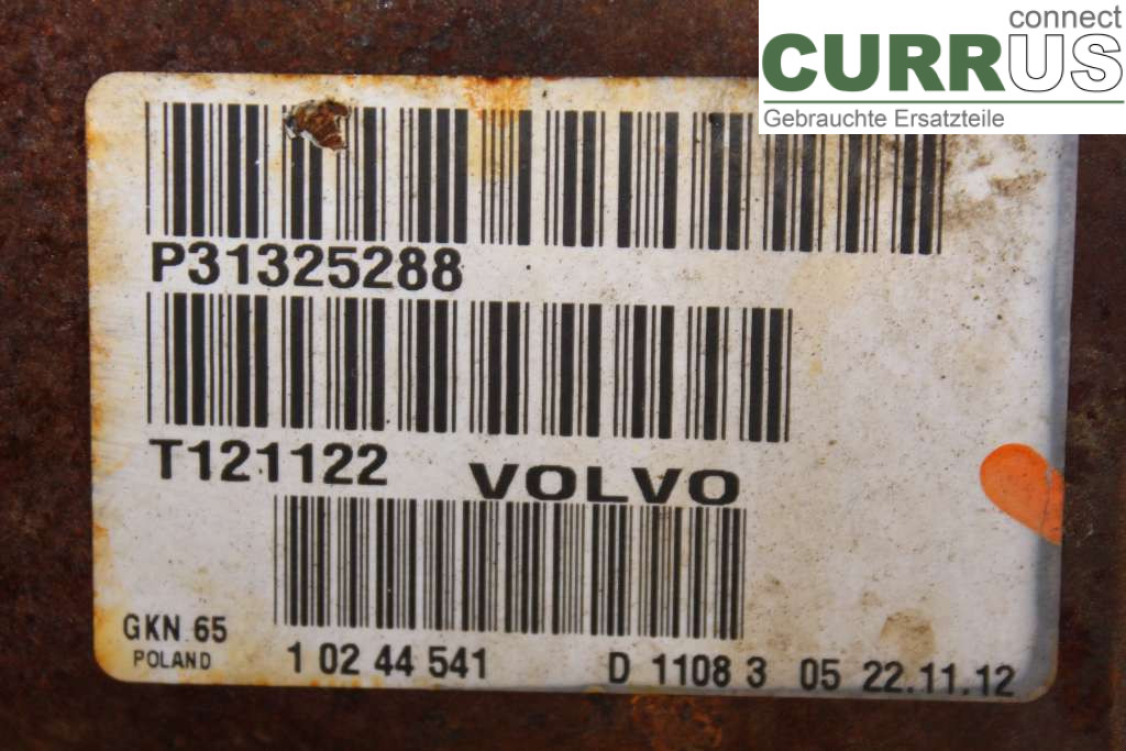 VOLVO V60 11-13 Front axle assembly (4WD) 36012416 2,4 R5 215HK