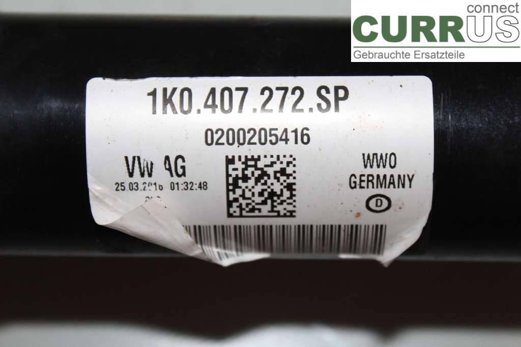 VW GOLF / E-GOLF VII   13-20 Transmissionsdele 1K0407272SP 1,6TDI