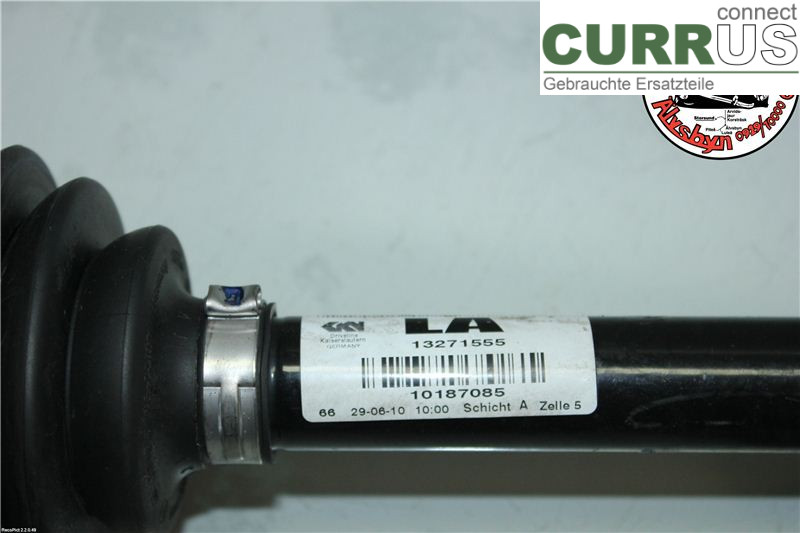 OPEL ASTRA  J    10-15 Vorderachse (4WD) 13271555 1,4T R4 140HK
