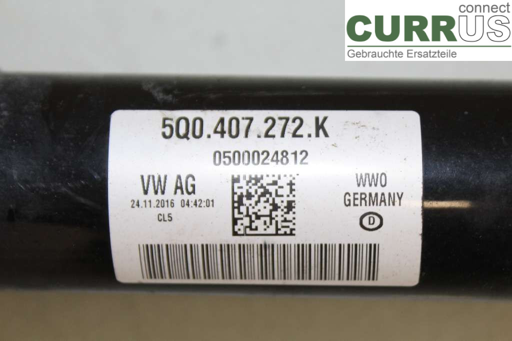 VW GOLF / E-GOLF VII   13-20 Transmission parts 5Q0407272K 1.8TSI 180HK