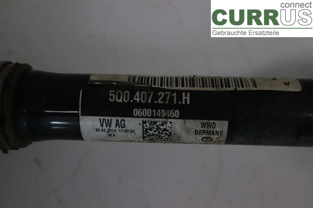VW GOLF / E-GOLF VII   13-20 Front axle assembly (4WD) 5Q0407271H 1.6TDI 105HK
