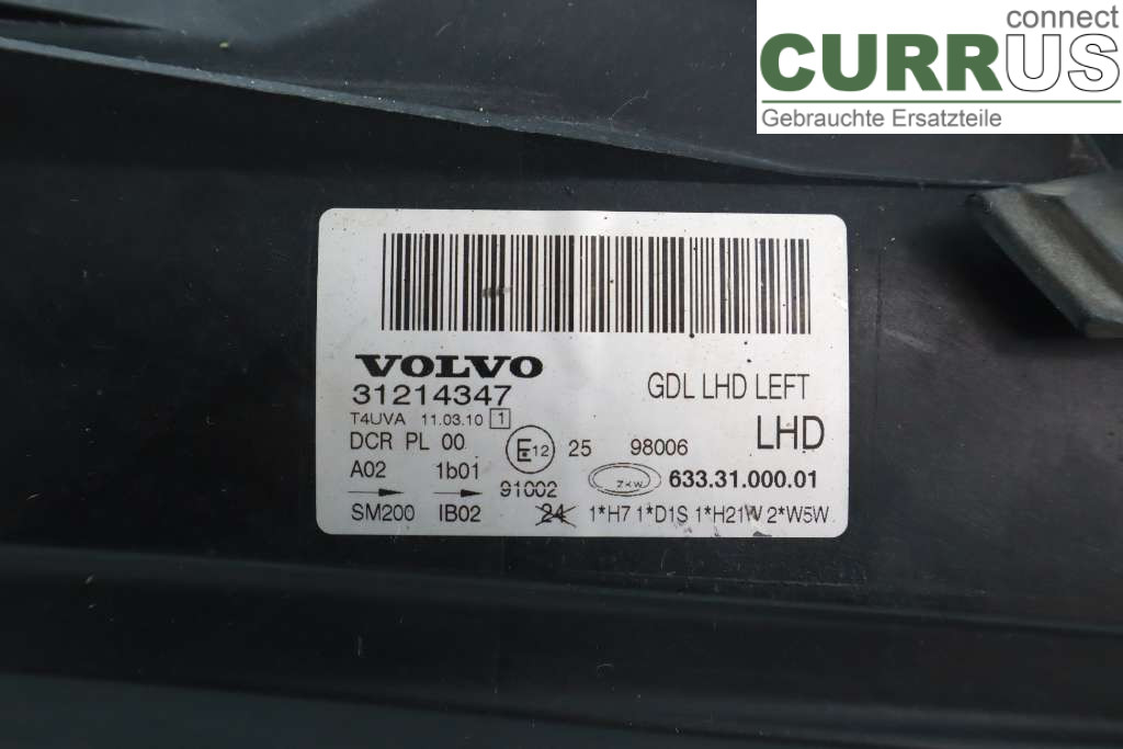 VOLVO V70      08-13 Manual gearbox (4-speed) 31214415 2,4D 129KW