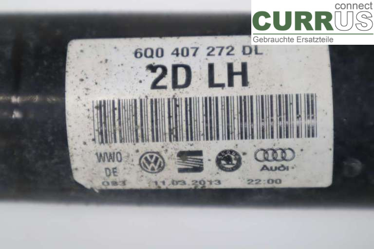 SKODA FABIA         07-14 Essieu avant (4x4) 6Q0407271DA 1.2TSI 86HK