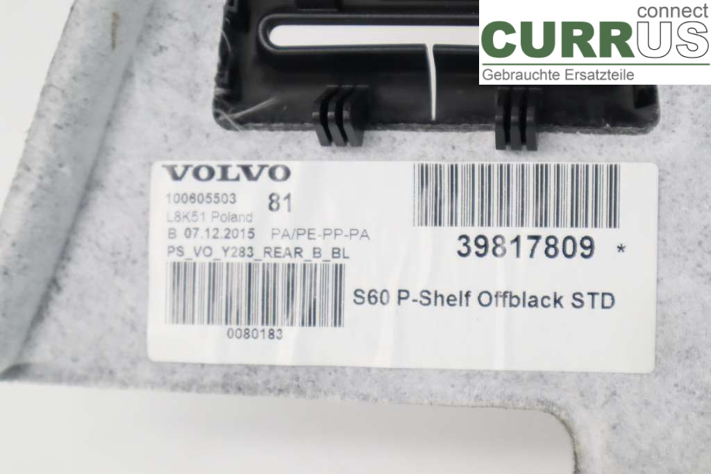 VOLVO S60  14-18 Inlet pipe 39817809 D3 2,0 150HK