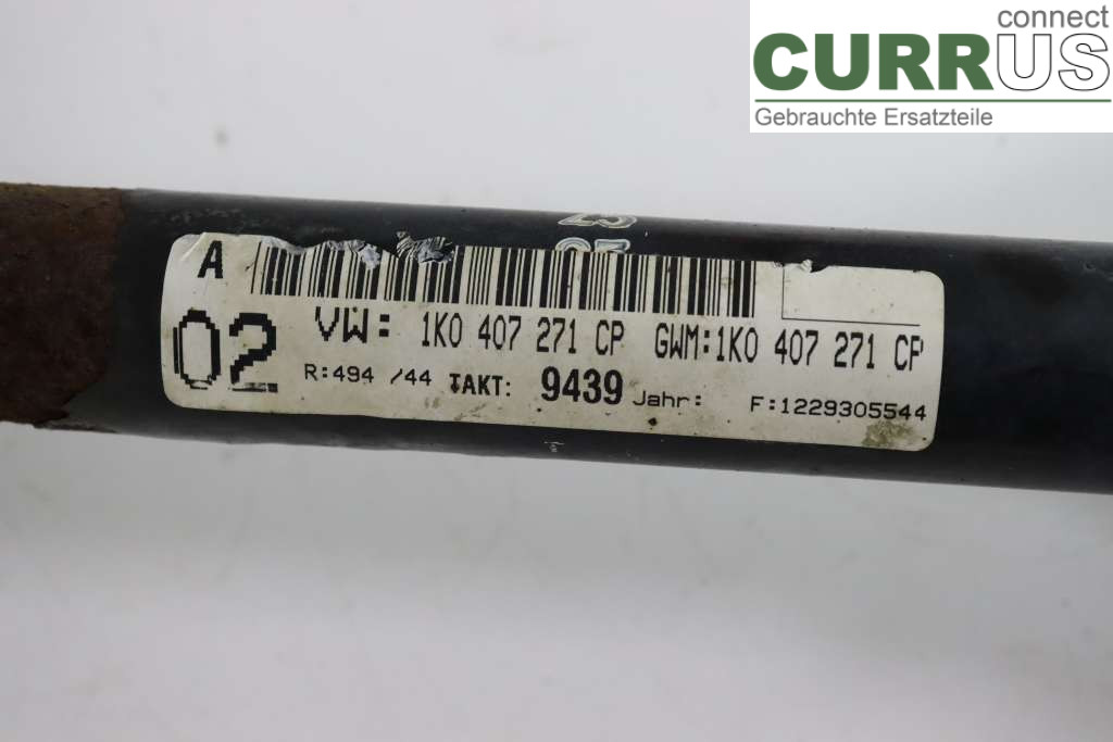 VW GOLF VI     09-13 Front axle assembly (4WD) 1K0407271LB 1.6TDI