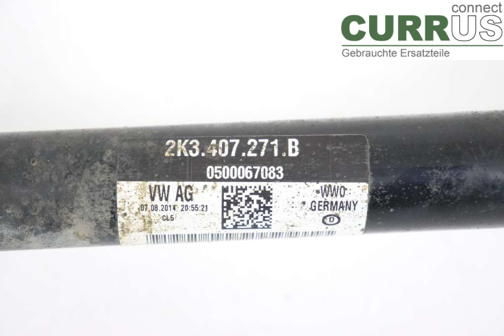 VW CADDY  11-15 Front axle assembly (4WD) 2K3407271BX 1.6TDI 102HK