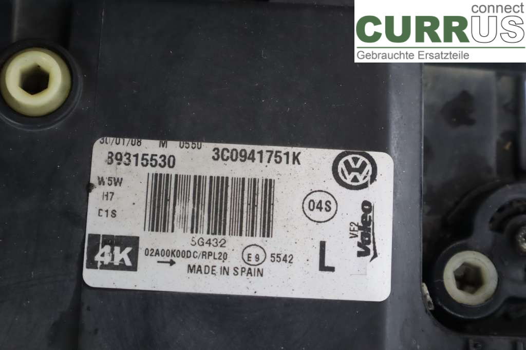 VW PASSAT      05-10 Manuel gearkasse 4-trins 3C0941753K 2.0TDI 140HK