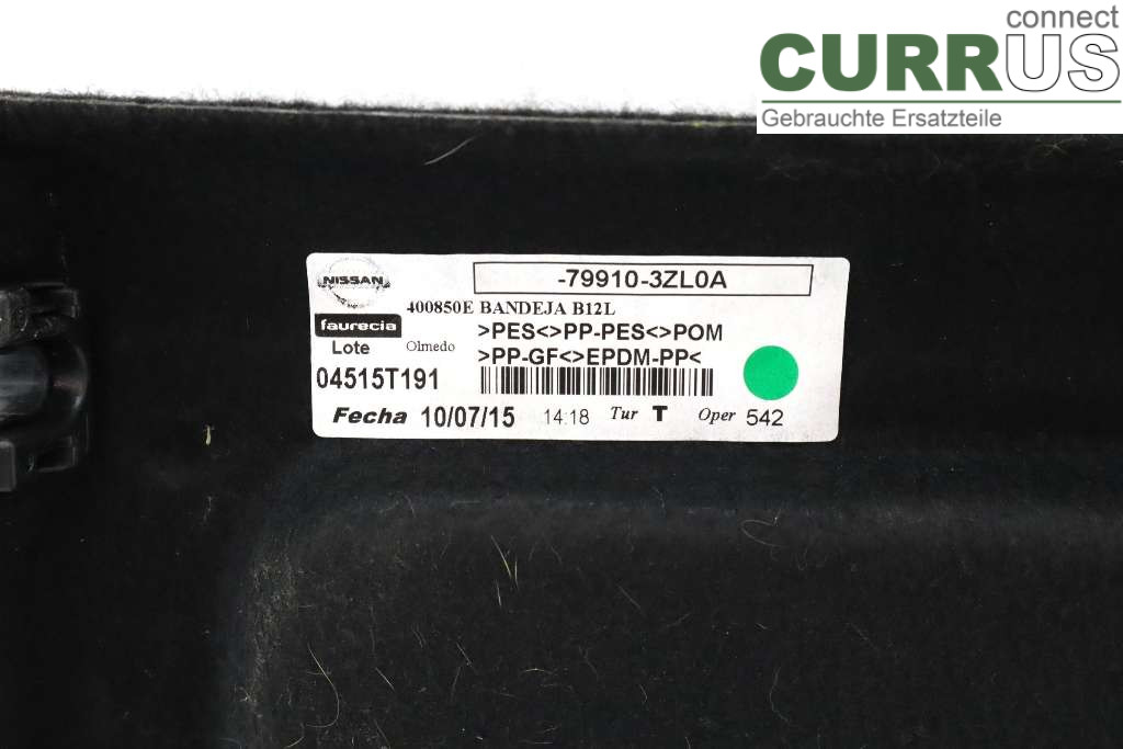 NISSAN PULSAR Tuyau d’admission 799103ZL0B HRA2