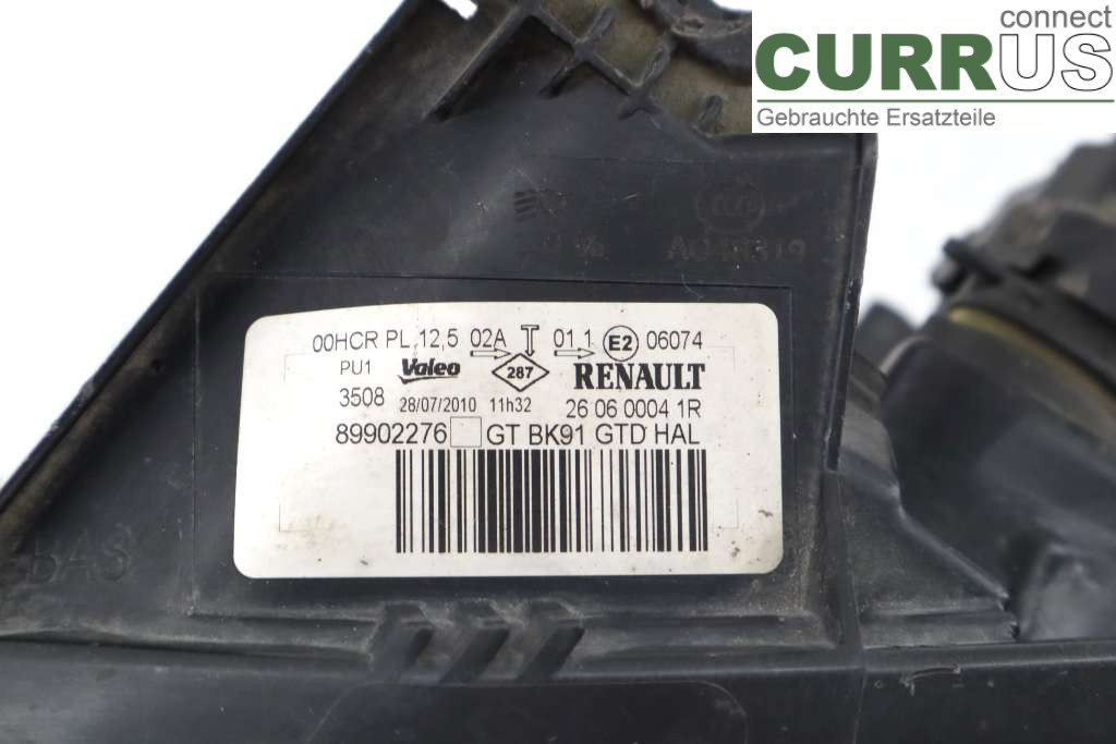 RENAULT LAGUNA III 08-10 Manuell växellåda (4-växlad) 260600074R M4R-704