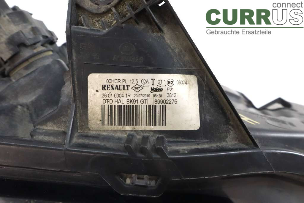 RENAULT LAGUNA III 08-10 Manuell växellåda (5-växlad) 260100072R M4R-704