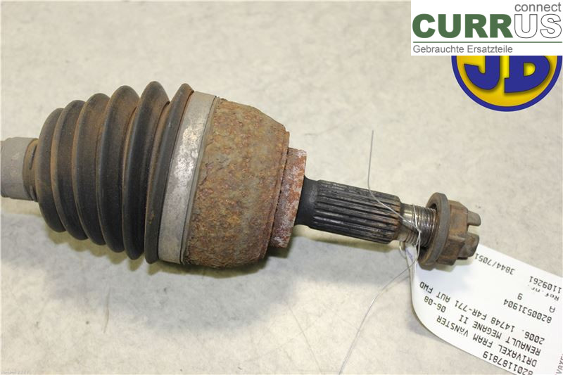 RENAULT MÉGANE II  06-08 Przedni most (4x4) 8201187819 F4R-771