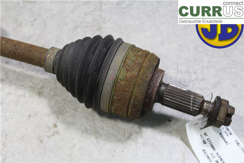 RENAULT MEGANE III 09-15 Front axle assembly (4WD) 7711497435 K9K834 D005123