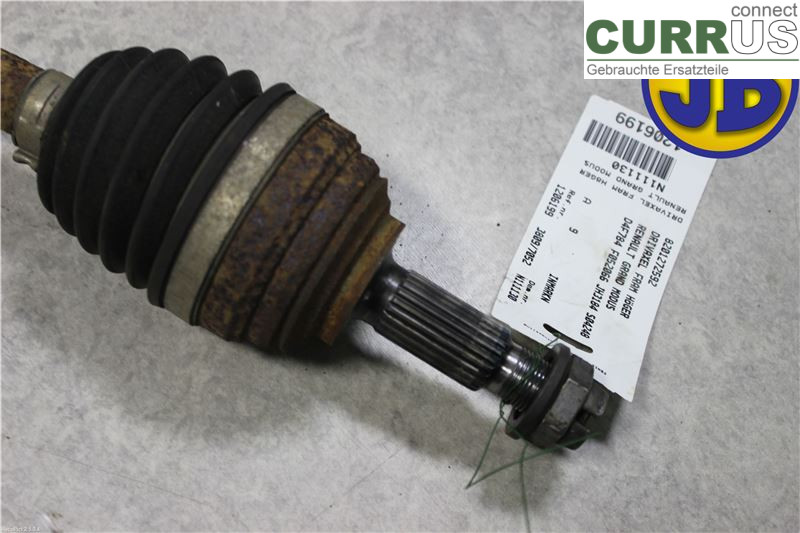 RENAULT GRAND MODUS Transmissionsdele 8201272592 D4F784 F052066