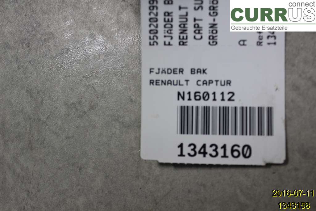 RENAULT CAPTUR 13-19 Pièces de transmission 391005338R H4B400 D034000